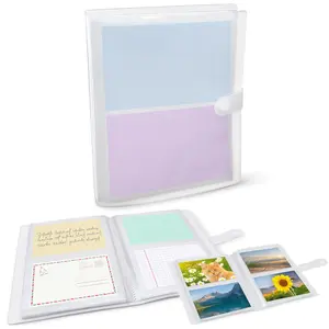 4x6in Index Card Holder, Large Capacity, Holds 80/120/200 Cards, Clear Card Binder Organizer for Flashcards, Recipe Cards, Note Cards, Photo, 1 Count, Capture Every Moment Of Your Travels And Gatherings, The Ideal Storage, Photocards Binder