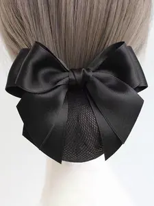Women's Elegant Bow Design Mesh Hair Clip,  Fashionable Hair Accessories for Women & Girls, Minimalist Headwear Suitable for Thick Hair, Hair Bows