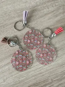Coffee cup keychain