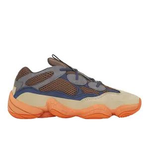 adidas Mens Yeezy 500 Lace Up Sneakers Shoes Casual - Beige, Brown, Orange