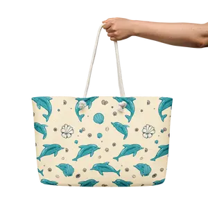 Ready to ReHo™ Sunset Collection Dolphin Oversized Beach Bag