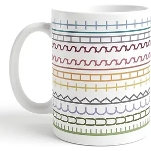 Pure Compression Hidden Message Fuck This Shit Coffee Cup Mug 11oz - Fuck It You F This S Coffee Mugs - Gag Gifts for Men Women