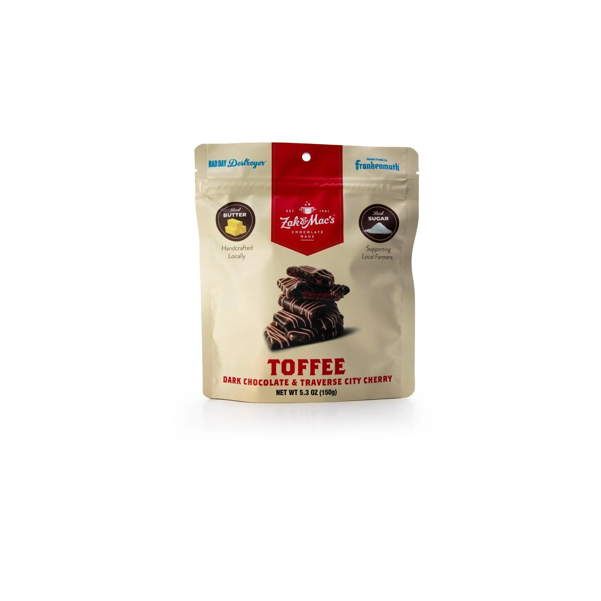 Toffee - Dark Chocolate & Traverse City Cherry (5 OZ)