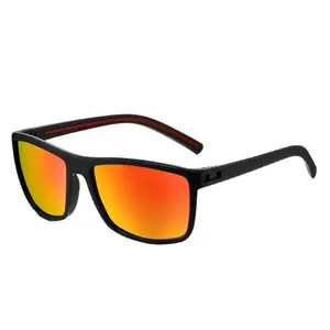 Men's Polarized Sports Sunglasses Colorful Cycling Shades Vintage European Style Spring Hinge UV400