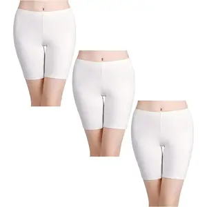 Women's Anti Chafing Cotton Underwear Boy Shorts Long Leg Boyshorts Panties 3 Pack