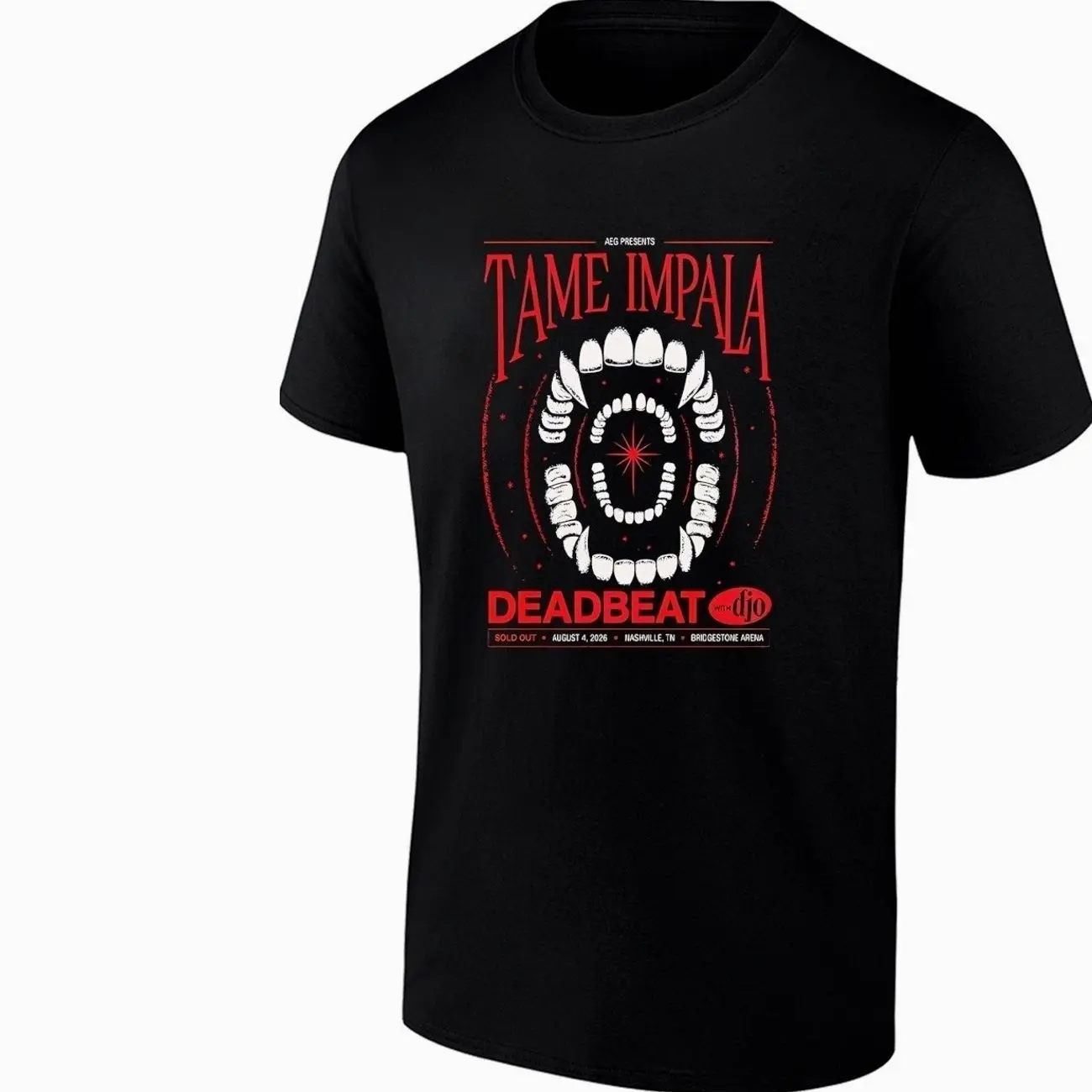 Tame Impala Deadbeat with Djo Nashville 2026 concert shirt SRM