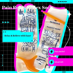 Reflexology Socks with Tools - Acupoint Socks for Pain Relief - Perfect Gift for Relaxation