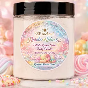 Bee Enchant's Lickable flavored Karma Sutra Body Powder- - Finely Milled luxury edible body powders