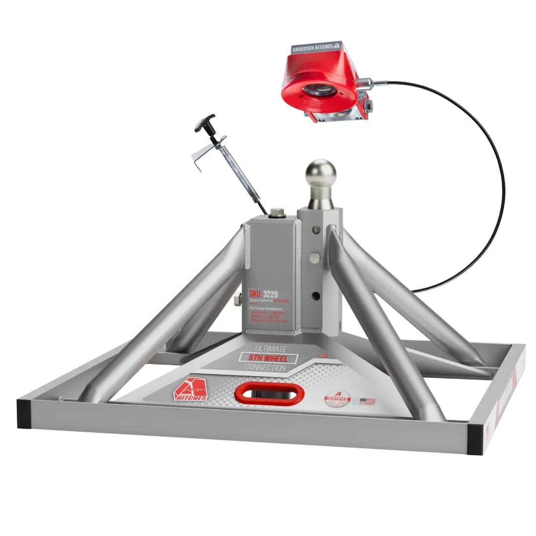 Andersen Hitches Ultimate 5th Wheel Connection Gooseneck Towing Hitch Rated up to 24,000 LBS