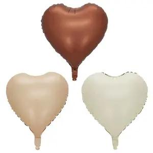 18 Inch Heart Shaped Balloon, 3 Counts/set Romantic Balloon for Party Wedding Anniversary, Party Decoration Supplies