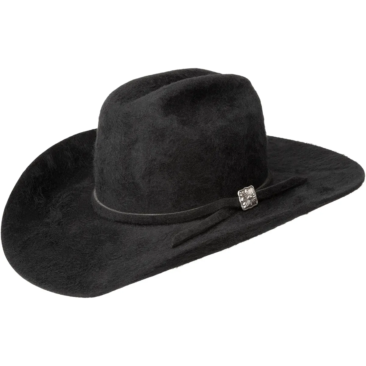 Renegade® Oro Grizzly Wool Cowboy Hat - 4 1/2" Rodeo Crown, 4 1/4" Brim, Grizzly Finish, Self-Felt Band, Genuine Leather Sweatband, Fully Lined