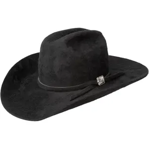 Renegade® Oro Grizzly Wool Cowboy Hat - 4 1/2" Rodeo Crown, 4 1/4" Brim, Grizzly Finish, Self-Felt Band, Genuine Leather Sweatband, Fully Lined