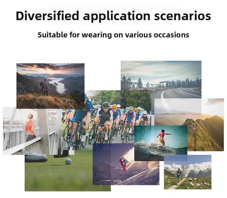 New windproof sports sunglasses, colorful outdoor cycling glasses, UV protection and sun protection sunglasses