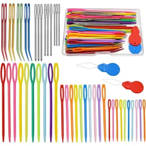 49 Pcs Yarn Needles Set, Assorted Crocheting & Darning Tapestry Needles for Yarn, Crochet Kit for Knitting Sewing Weaving