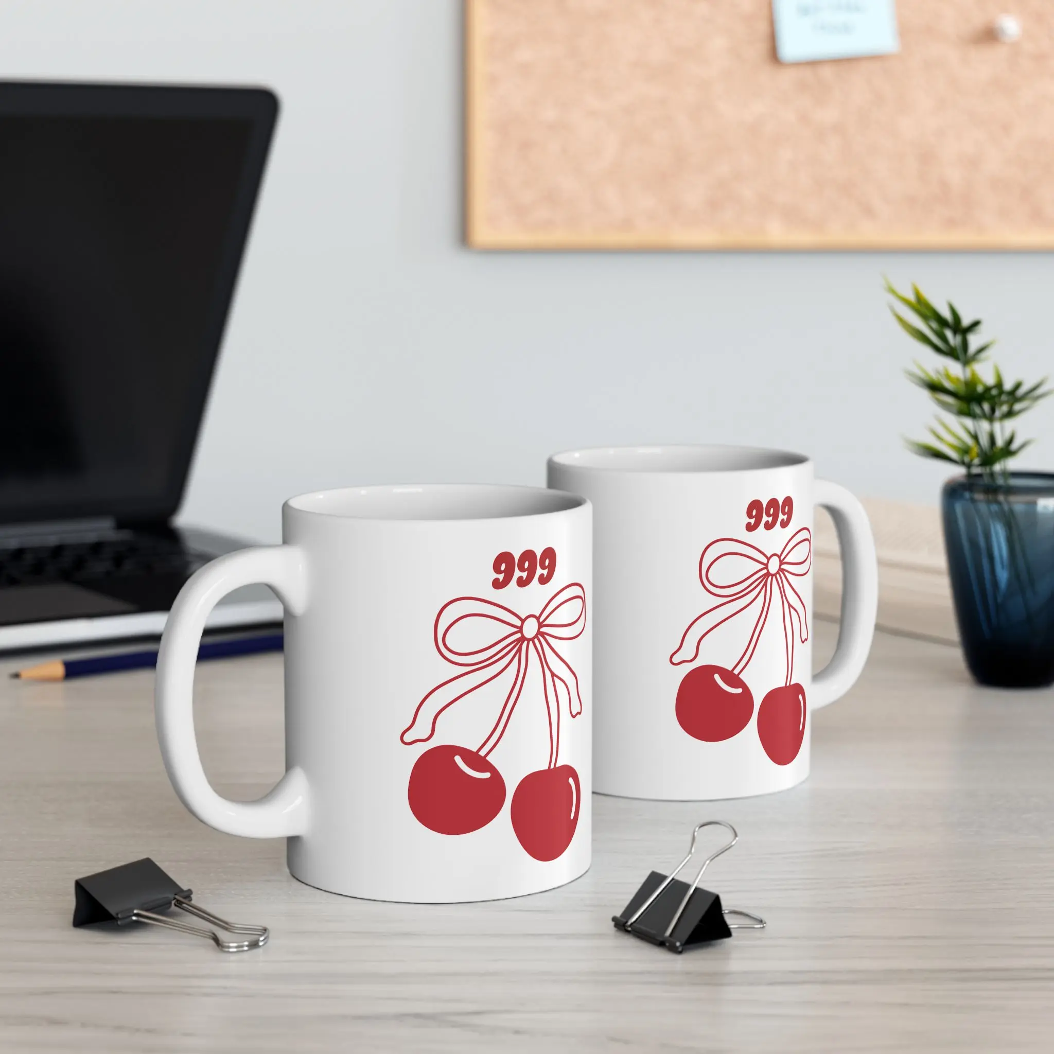 999 Angel Number Cherries Ceramic Coffee Mug - Cute Novelty Cup, Coquette  Bow Kawaii Glossy Washable Reusable White 11oz-15oz Kitchen Drinkware for  Daily Use, Cute Novelty Mugs - TikTok Shop