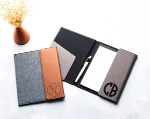 Engraved Flapped Portfolio, The Ultimate Gift for Professionals, Personalized Leather Portfolio with Your Name or Logo, Personalized Laser Engraved Portfolio, Customizable Design, Leather Portfolio, Personalized Business Portfolio