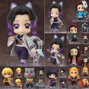Demonslayer Kimetsu No Yaiba Kanroji Mitsuri/Tokitou Muichirou Figure Collectible Model Q Version Surprise Gift Cartoon Decor