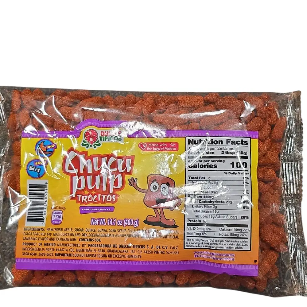 Chucupulp Trocitos Spicy Tamarind Candy Bites – 14.1 oz (400g) Dulces Tipicos