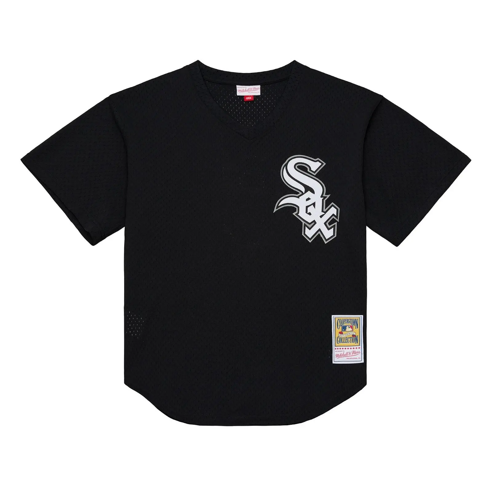 Men's Bo Jackson Chicago White Sox Black 1993 Mesh Batting Practice Jersey MLB Throwback Baseball Cooperstown Fan Gear Mitchell & Ness