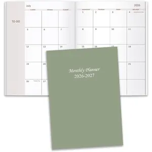 2026-2027 Monthly Planner - 18 Months Calendar from July 2026 - December 2027, Monthly Planner 2026-2027 Easy to Organize Your Daily Life, 5.8" x 8.3", Green