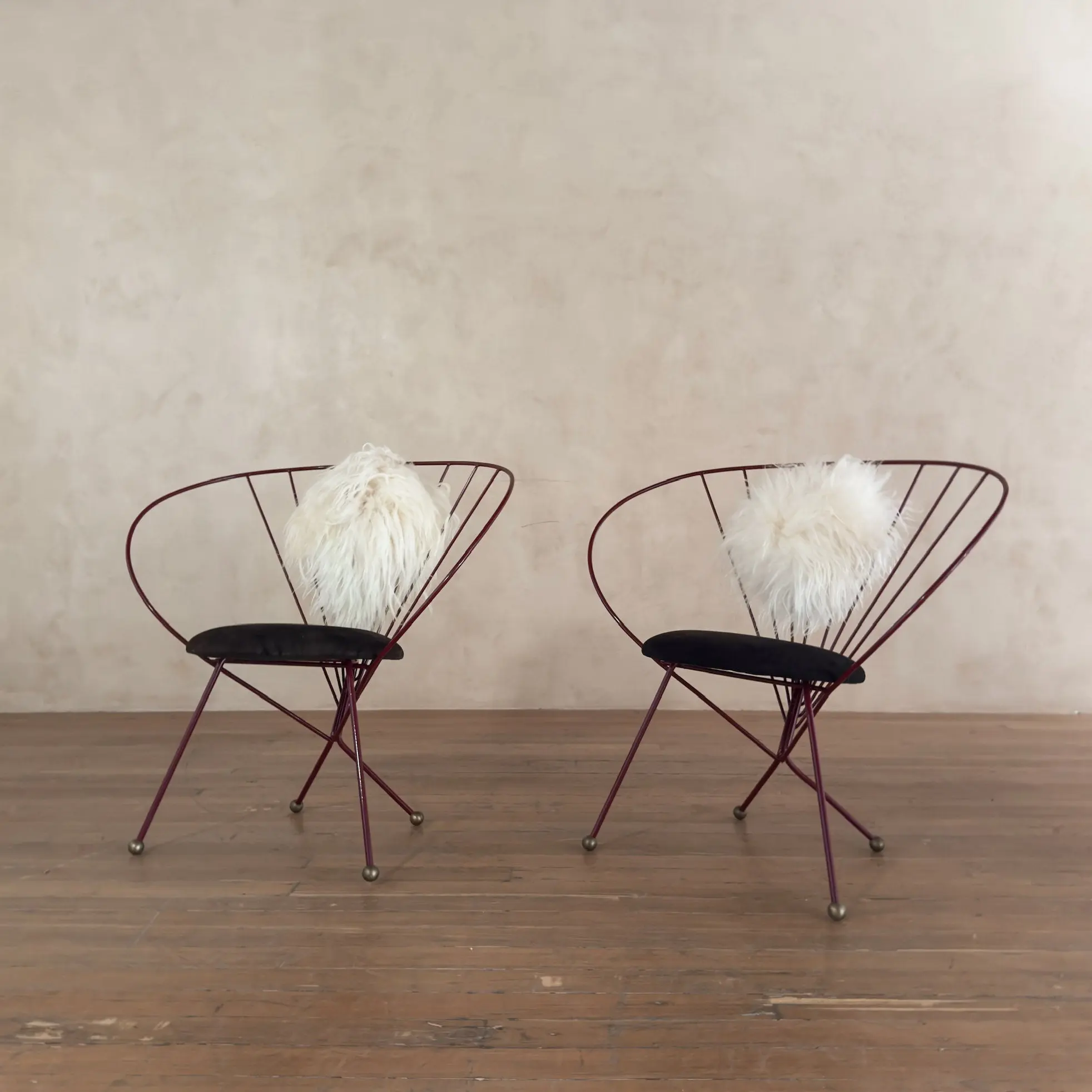 Pair of Custom Tony Paul Lounge Chairs