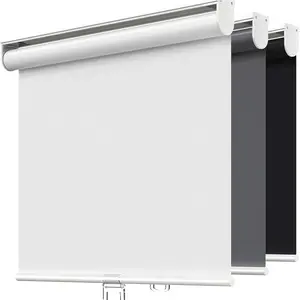Cordless Blackout Roller Shades for Windows 23W x72H Spring System UV Protection Window Blinds Room Darkening Rolled Up Shades