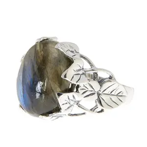 Labradorite Garden Ring | Boho Spiritual Gemstone Jewelry  Trending Ring for Women | Witchy Vibes