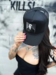 LOST BOYS CURVED BILL BLACK HAT