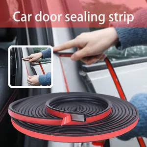 Car Sealing Waterproof Soundproof Rubber Strip, Noise Reduction Dust Proof, Easy Back Adhesive Installation, Fits All Vehicle Types