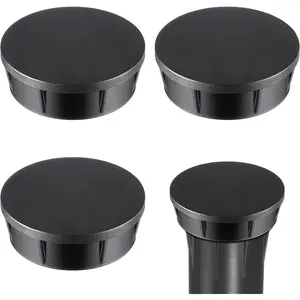3 Pack Sprinkler Head Cap Compatible with HUNTER Pro Spray Sprinklers, Spray Shut Off Cap with Fluoroelastomer Seals Compatible with Hunter Pro, Black Spray Head Cap & O Ring