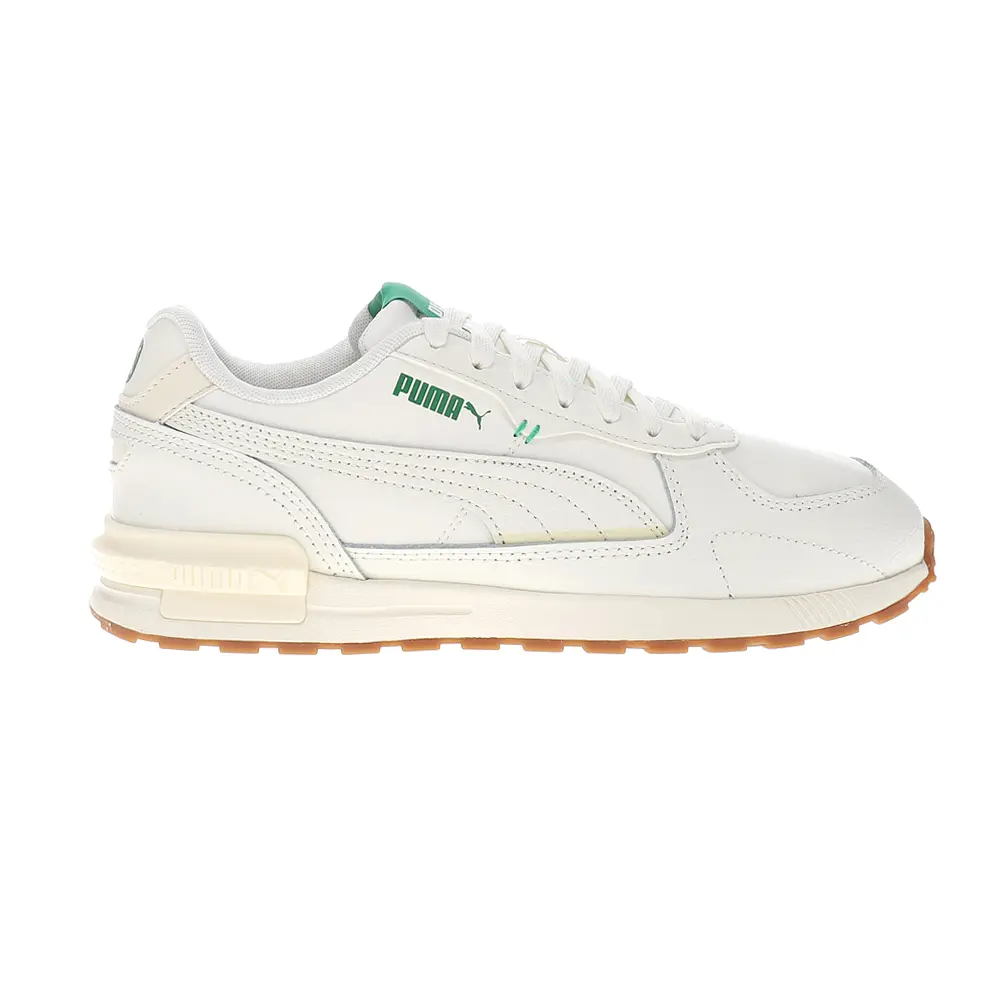 PUMA Womens Graviton Leather Lace Up Sneakers Shoes Casual - White PUMA Womens Graviton Leather Lace Up Sneakers Shoes Casual - White