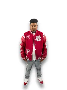 KappGodz Senior Kappz Varsity Jacket - Red