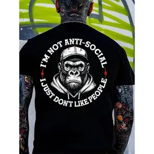 I'm Not Anti-Social I Just Don't Like People Hoodie & T shirt, Funny Humor Shirt
