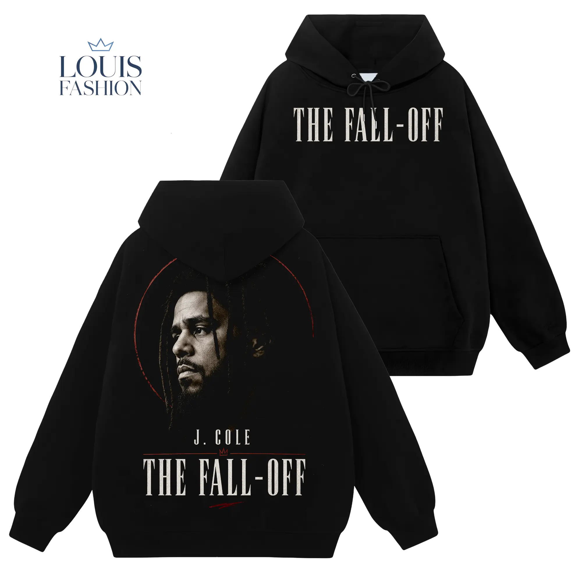 [Louis Fashion] Limited J. Cole T-Shirt Sweatshirt Hoodie #3, J Cole World The Fall Off World Tour Merch, Hip Hop Rap Concert Tee, Green Dripping Text Graphic, Global Stadium Dates List, Dreamville Aesthetic White Tee