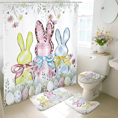 4Pcs Bunny Flower Egg