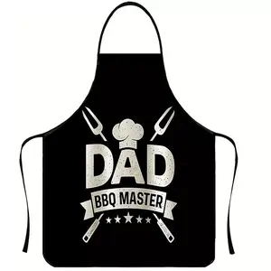 Waterproof Apron for BBQ Father's Day Party Workwear Stain Resistant Cooking Kitchen Aprons