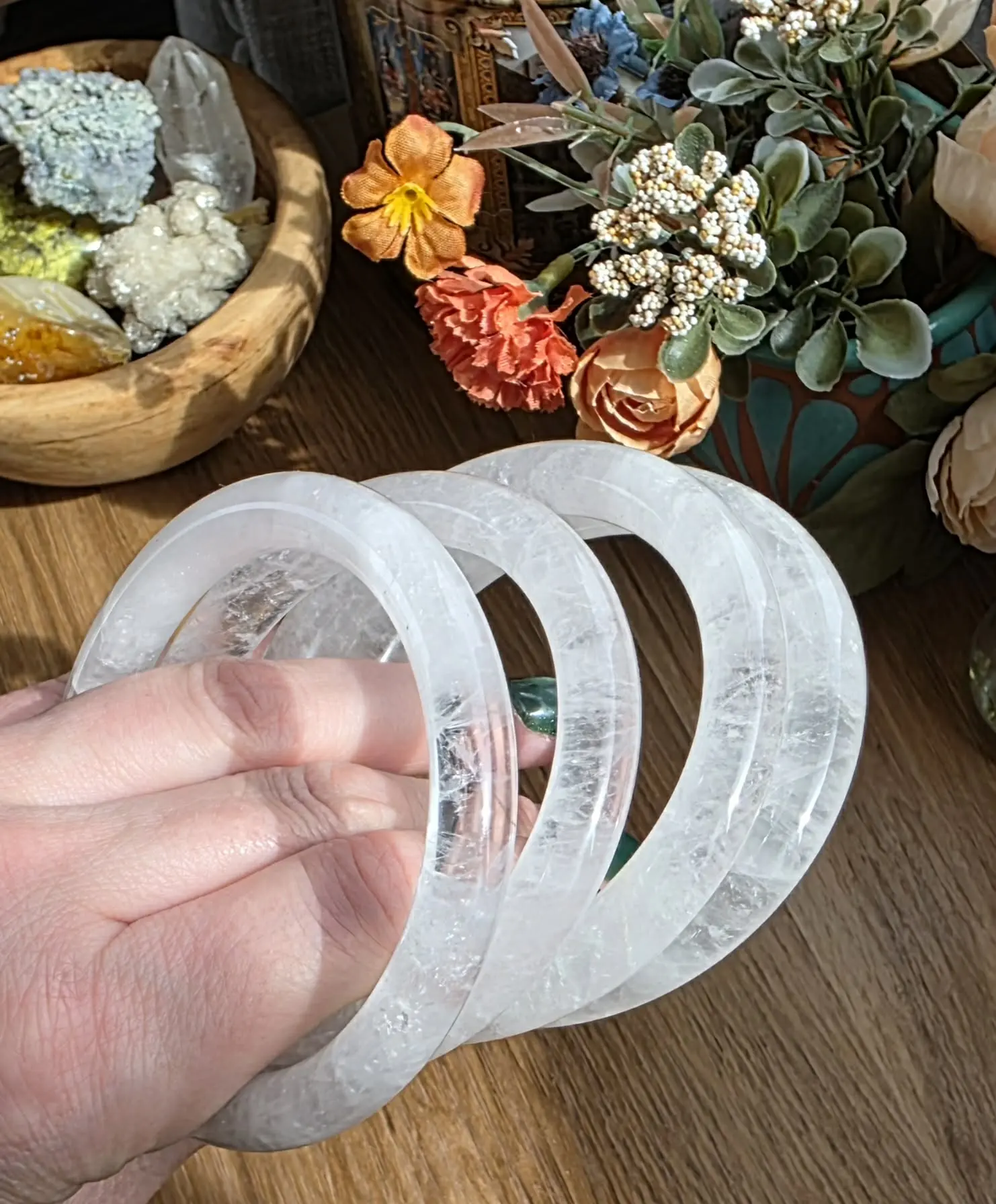 Clear Quartz Bangle Clear Quartz Bangle