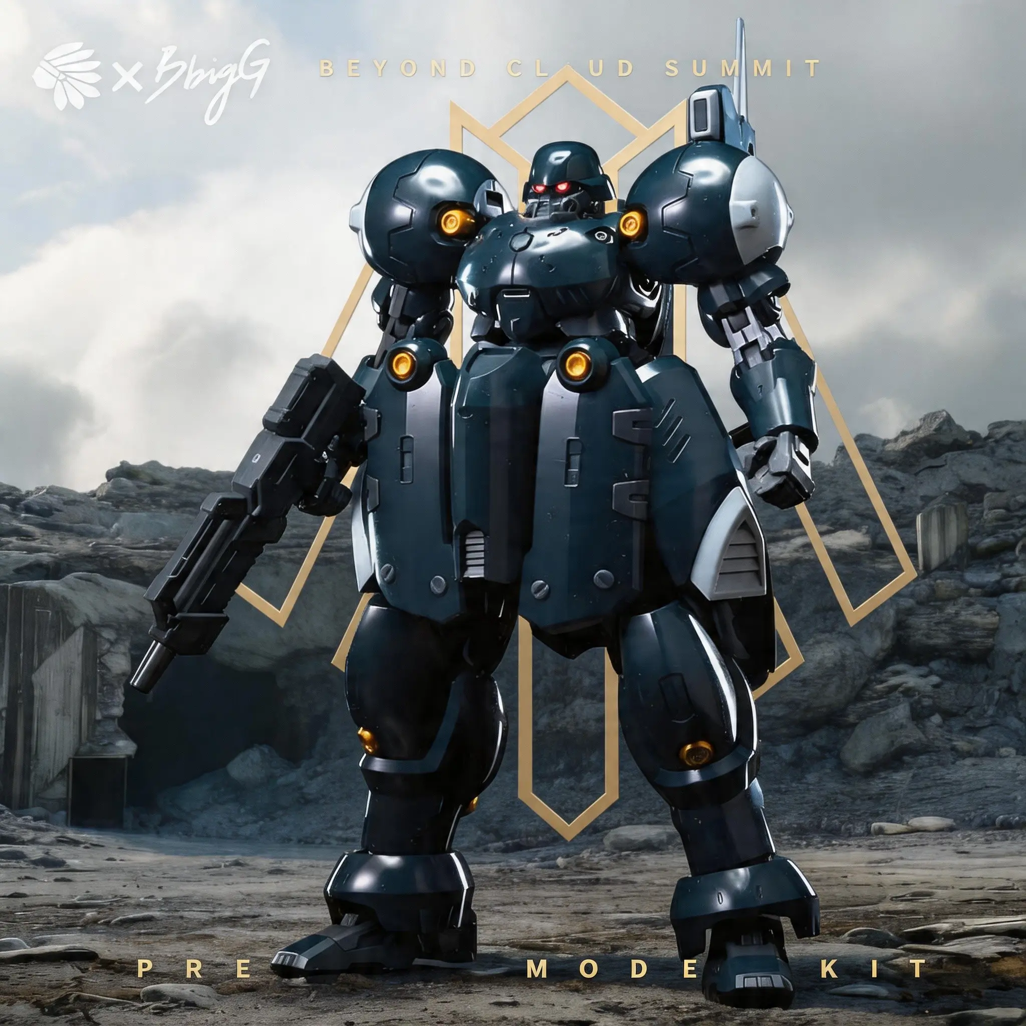 1/144 Scale Mechanical Model Kit, Precision Internal Structure Collectible, Cyberpunk Style Desktop Decor, Sci-Fi Enthusiast Assembly Set
