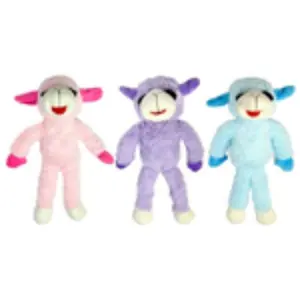 Multipet  7 in. Multipet Floppy Lamb Chop Dog Toy