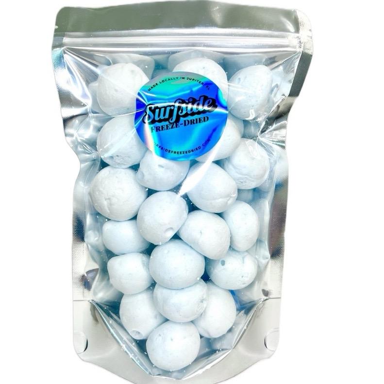 Surfside Freeze-Dried Cotton Candy Taffy Crunch Puffs | No Artificial Dyes | Non-GMO | Cane Sugar Sweetened | Gluten Free | 2.5oz | Light Crunchy Sweet Snack | TikTok Trend Items | Made in USA