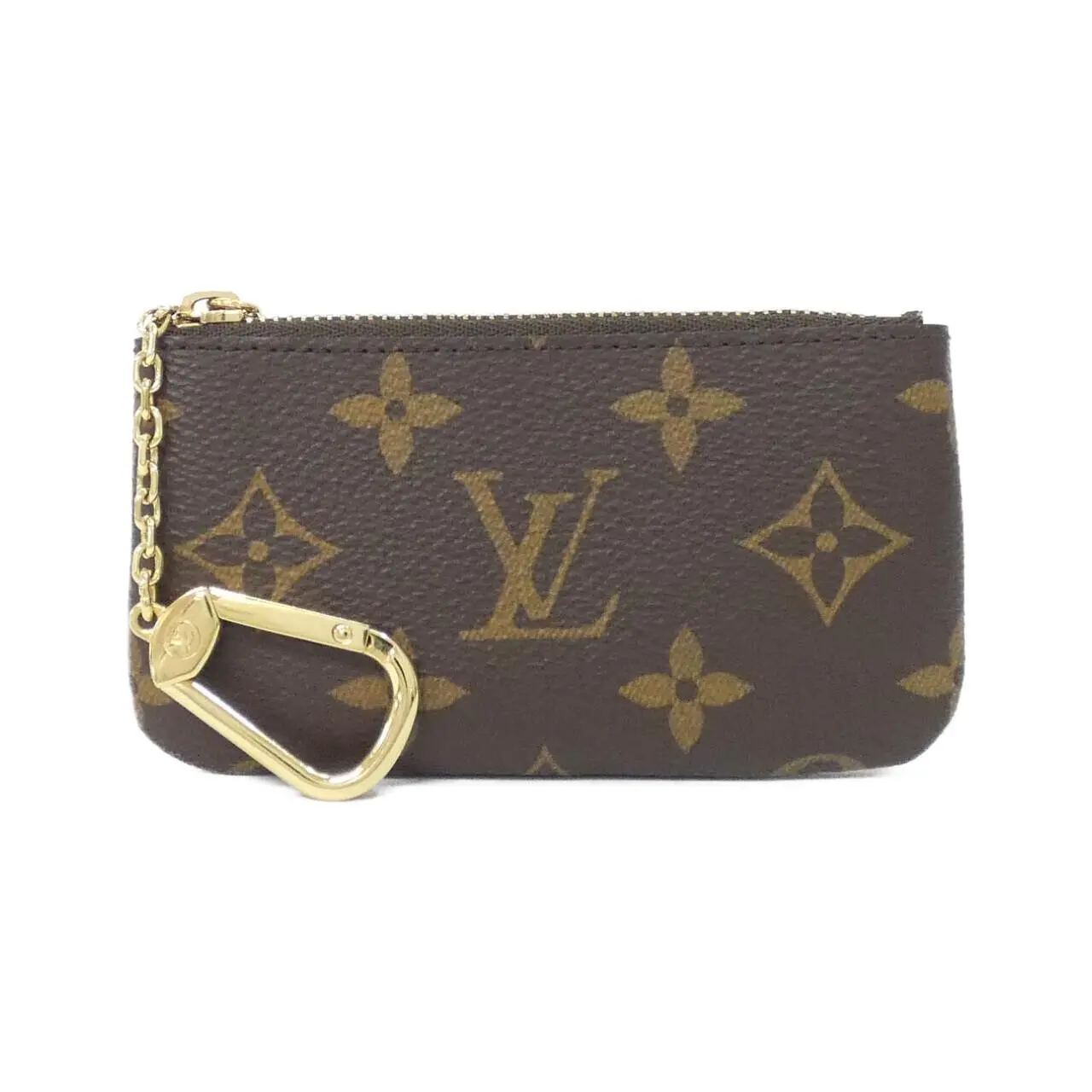 Pre-owned Louis Vuitton Canvas Small Leather Goods Monogram Key Pouch
