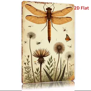 Vintage Metal Sign Decorative Wall Art, Waterproof Rustproof Design, Perfect for Porch Garage Home Garden, Humorous Saying Lettering