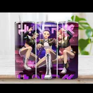 Demon hunter | 20oz Skinny sublimation tumbler transfer print out (TRANSFER ONLY, NOT A FINISHED TUMBLER)