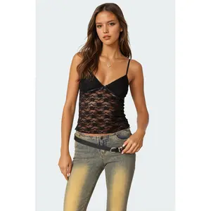 Eira Sheer Lace Tank Top