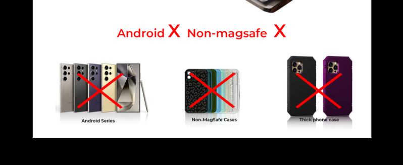 LISEN Ultra Slim MagSafe Power Bank - 5000mAh Wireless Portable Charger for iPhone 17 16 Pro Max/16 Pro/16 Plus/16/15/14/13/12 Magnetic Charging Compact