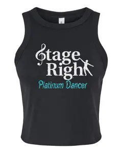 Stage Right Platinum Bella + Canvas Women's Micro Rib Racer Tank - 1019