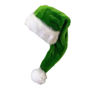 Long Santa Hat Thicken Plush Great for Helpers Mischievous