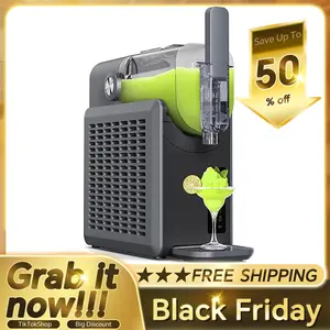 Slushie Machine,68 oz Slushy Machine with Self-Cleaning Function, Frozen Drink Maker with 5 Preset, Family, Party