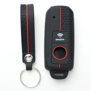 Motorcycle Remote Key Case Cover Fob Shell Protective Accessory with keychain for YAMAHA XMAX XMAX300 NVX NVX155 AEROX JAUNS QBIX TMAX530 TMAX560 ID49, Durable Key Fob Protector Shell for Yamaha Series Motorcycle Key Accessories