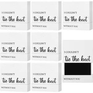 8 count Bridesmaid Gifts  Box Bridesmaid Proposal Gifts I Couldn't Tie the Knot Without You for Wedding,  not Included